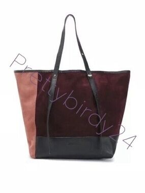 See by Chloe Andy Colorblock Suede Boho Tote Bag
